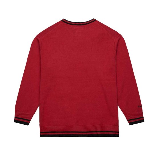 Chicago Bulls Mitchell & Ness Throw It Back Vintage Sweater Chicago Bulls Mitchell & Ness Throw It Back Vintage Sweater