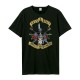 Amplified Guns N Roses Top Hat Skull T-shirt Μαύρο