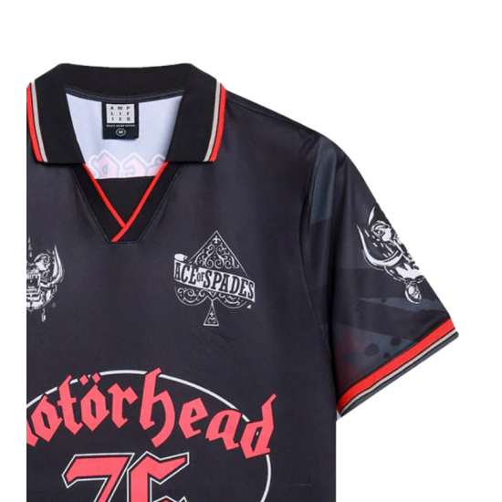 Amplified Motorhead Ace Of Spades Rock FC tee Μαύρο Amplified Motorhead Ace Of Spades Rock FC tee Μαύρο