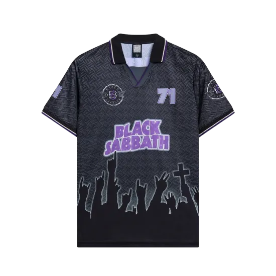 Amplified Black Sabbath Crowd Rock FC tee Μαύρο Amplified Black Sabbath Crowd Rock FC tee Μαύρο