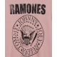 Amplified Ramones Vintage Crest T-shirt Ροζ Amplified Ramones Vintage Crest T-shirt Ροζ