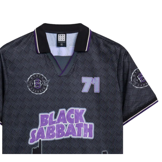 Amplified Black Sabbath Crowd Rock FC tee Μαύρο Amplified Black Sabbath Crowd Rock FC tee Μαύρο