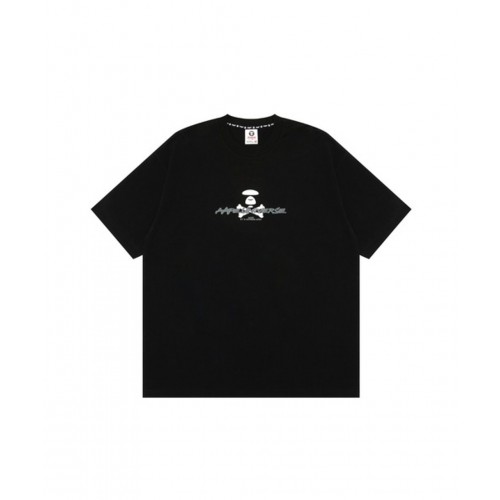 AAPE by A Bathing Ape Basic T-Shirt Mαύρο