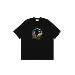 AAPE by A Bathing Ape THEME MAIN T-Shirt Mαύρο