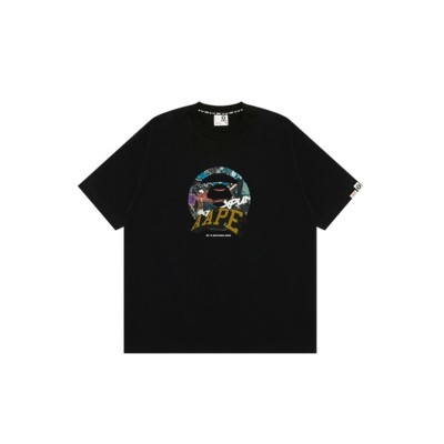 AAPE by A Bathing Ape THEME MAIN T-Shirt Mαύρο AAPE by A Bathing Ape THEME MAIN T-Shirt Mαύρο