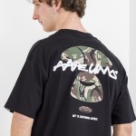 AAPE by A Bathing Ape Basic T-Shirt Mαύρο