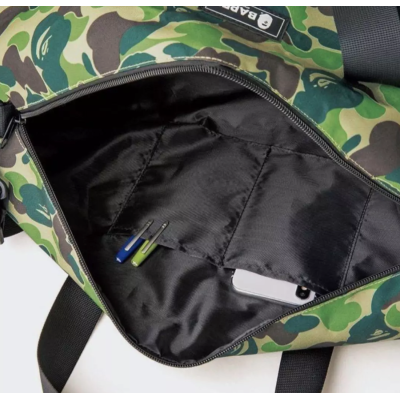 BAPE A Bathing Ape Duffle Bag Hand Bag Camo Green 2020 Spring Magazine Πολύχρωμο