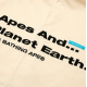 AAPE by A Bathing Ape MOONFACE LOGO CAMO T-Shirt Μπεζ