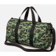 BAPE A Bathing Ape Duffle Bag Hand Bag Camo Green 2020 Spring Magazine Πολύχρωμο