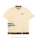 AAPE by A Bathing Ape MOONFACE LOGO CAMO T-Shirt Μπεζ