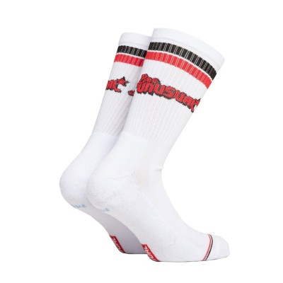 BEE UNUSUAL RETRO LOGO COMBED SOCKS Άσπρο BEE UNUSUAL RETRO LOGO COMBED SOCKS Άσπρο