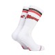 BEE UNUSUAL RETRO LOGO COMBED SOCKS Άσπρο