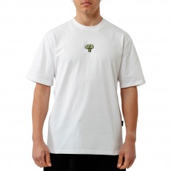 BEE UNUSUAL The Sharks Are Vegan Relaxed T-shirt Άσπρο