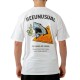 BEE UNUSUAL The Sharks Are Vegan Relaxed T-shirt Άσπρο