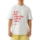 BEE UNUSUAL KITE OVERSIZED T-SHIRT WHITE Άσπρο