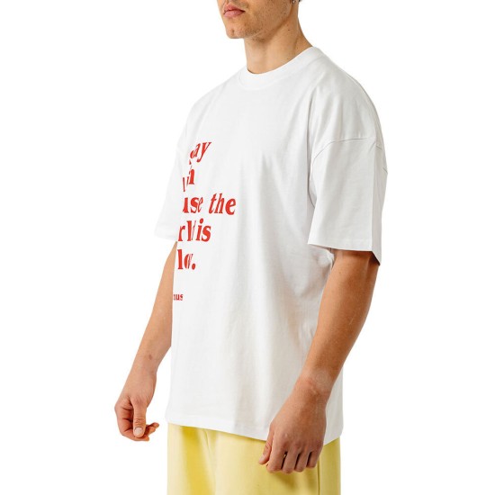 BEE UNUSUAL KITE OVERSIZED T-SHIRT WHITE Άσπρο