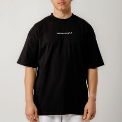 BEE UNUSUAL I Don’t Give A Flying F Oversized T-Shirt Mαύρο