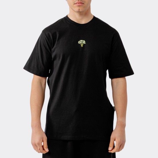 BEE UNUSUAL The Sharks Are Vegan Relaxed T-shirt Mαύρο