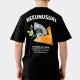 BEE UNUSUAL The Sharks Are Vegan Relaxed T-shirt Mαύρο