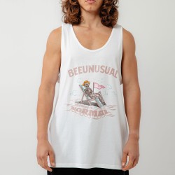 Bee Unusual Relax Tank Top Άσπρο