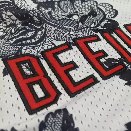 Bee Unusual Doily Mesh Tank Top Άσπρο