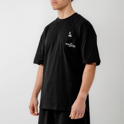 Bee Unusual God Smokes T-Shirt Μαύρο