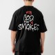 Bee Unusual God Smokes T-Shirt Μαύρο