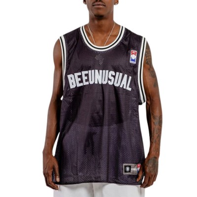 BEE UNUSUAL BASKETBALL TANK TOP Mαύρο BEE UNUSUAL BASKETBALL TANK TOP Mαύρο