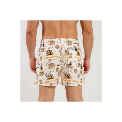 Bee Unusual Bdsm Swimshorts Μπεζ