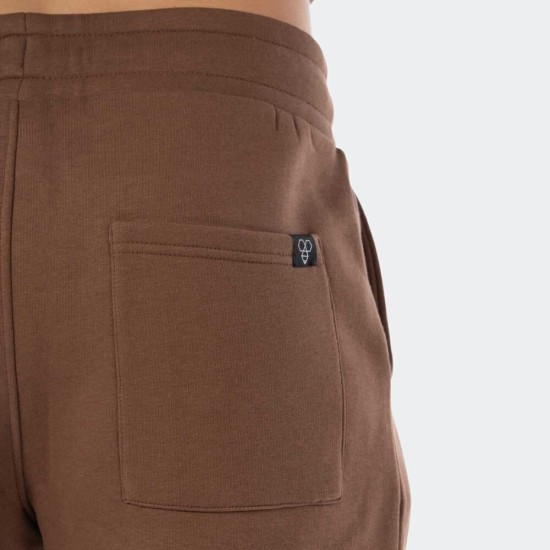 Bee Unusual Monochrome Sweatpants Καφέ