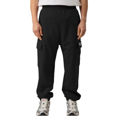 BEE UNUSUAL CARGO SWEATPANTS BLACK Μαύρο
