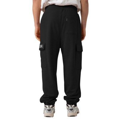BEE UNUSUAL CARGO SWEATPANTS BLACK Μαύρο BEE UNUSUAL CARGO SWEATPANTS BLACK Μαύρο