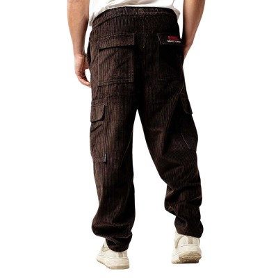 BEE UNUSUAL RELAXED CORDUROY PANTS GANACHE Καφέ BEE UNUSUAL RELAXED CORDUROY PANTS GANACHE Καφέ