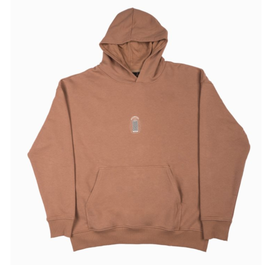 BEE UNUSUAL VANITY EXTRA HEAVY FT HOODIE Καφέ BEE UNUSUAL VANITY EXTRA HEAVY FT HOODIE Καφέ