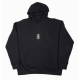 BEE UNUSUAL VANITY EXTRA HEAVY FT HOODIE BLACK Μαύρο BEE UNUSUAL VANITY EXTRA HEAVY FT HOODIE BLACK Μαύρο