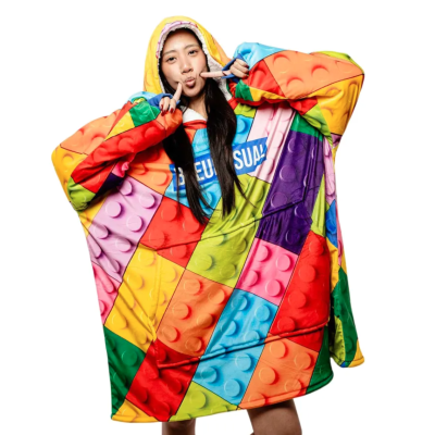 Bee Unusual Play With Me Unisex Poncho Πολύχρωμο