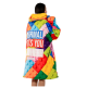 Bee Unusual Play With Me Unisex Poncho Πολύχρωμο Bee Unusual Play With Me Unisex Poncho Πολύχρωμο