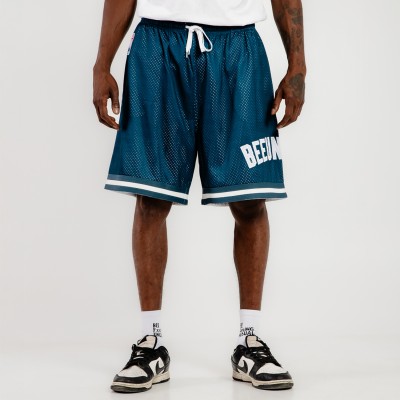 Bee Unusual Mesh Basketball Shorts Μπλε Bee Unusual Mesh Basketball Shorts Μπλε
