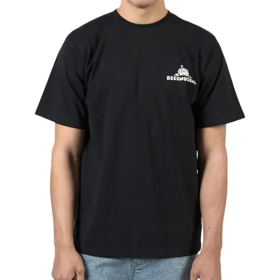 BEE UNUSUAL Brain Rot Relaxed T-Shirt Μαύρο