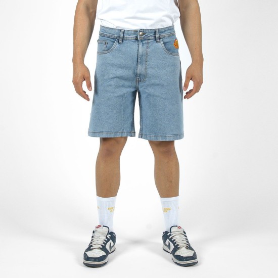 Bee Unusual Feel Good Denim Relaxed Shorts Blue Μπλε