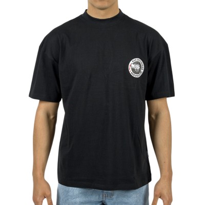 BEE UNUSUAL Bad Decisions Oversized T-Shirt Μαύρο