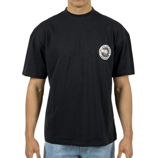 BEE UNUSUAL Bad Decisions Oversized T-Shirt Μαύρο