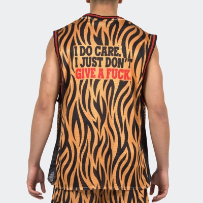 Bee Unusual O.G. I Do Care Jersey Tank Animal Print Πολύχρωμο