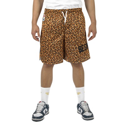 BEE UNUSUAL O.G. I DO CARE JERSEY SHORTS ANIMAL PRINT Πολύχρωμο
