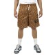 BEE UNUSUAL O.G. I DO CARE JERSEY SHORTS ANIMAL PRINT Πολύχρωμο