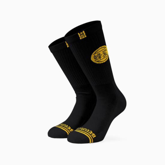 Bee Unusual OG Japan Logo Socks Black Μαύρο