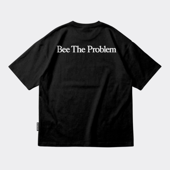 BEE UNUSUAL Bee The Problem Extra Heavy Boxy T-Shirt Μαύρο