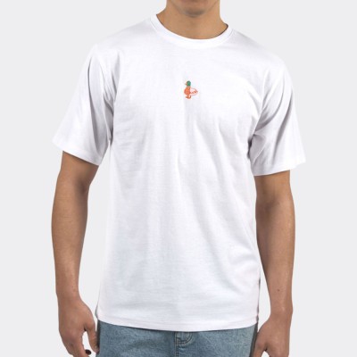 BEE UNUSUAL Duck My Sick Relaxed T-Shirt Άσπρο