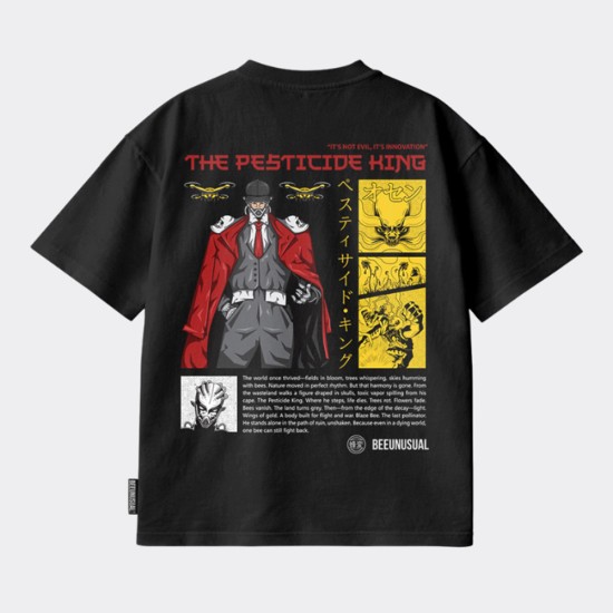 Bee Unusual The Pesticide King Relaxed T-Shirt Black Μαύρο