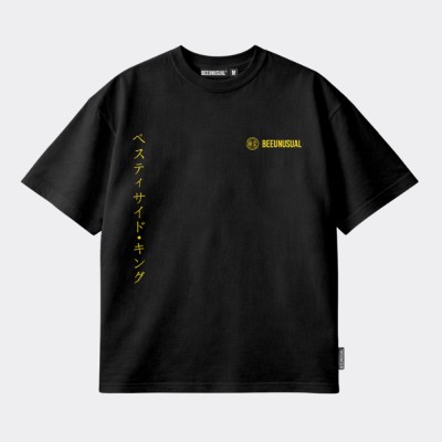 Bee Unusual The Pesticide King Relaxed T-Shirt Black Μαύρο